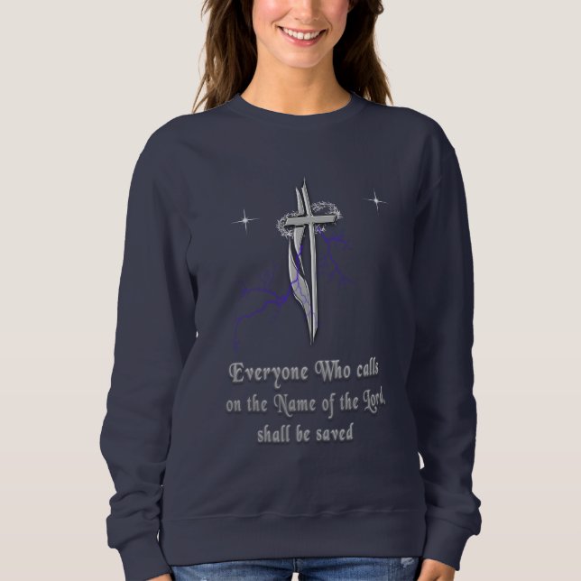 Sweatshirt Écriture chrétienne (Devant)