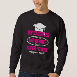 Sweatshirt Edd Docteur En Éducation Fille Power Doctorat G