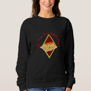 Sweatshirt Édition Fond Clair Avertissement Sandwich Cubain