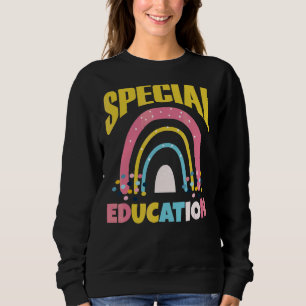 Sweatshirt Éducation spéciale Espacement arc-en-ciel Éducatio