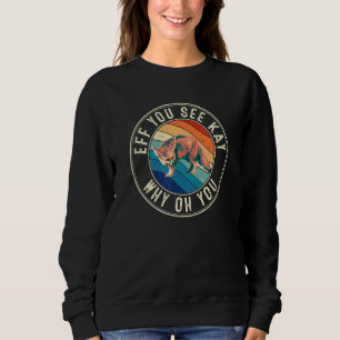 Sweatshirt Eff Vous voyez Kay Retro 80s Fennec Fox