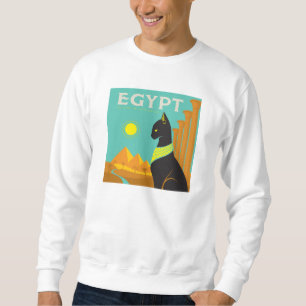 Sweatshirt Égypte Terre du Pourcentage Feline