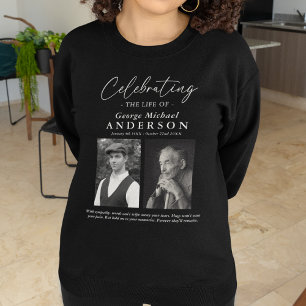 Sweatshirt Elegant 2 Photo 'Celebrating the Life' Hommage