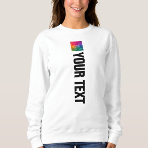 Sweatshirt Élégant double face imprimé Modèle femmes moderne