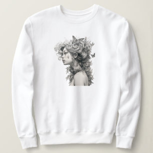 Sweatshirt Élégant Moderne Simple Personnalisé Ajoutez Votre