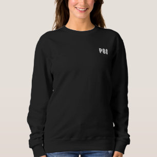 Sweatshirt Élégant monogrammed P80 ado noir