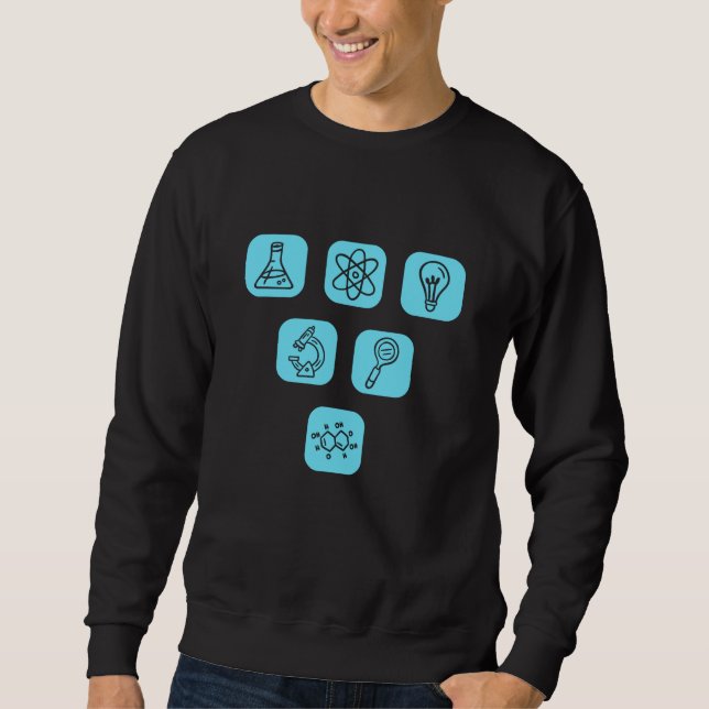 Sweatshirt Éléments de science (Devant)