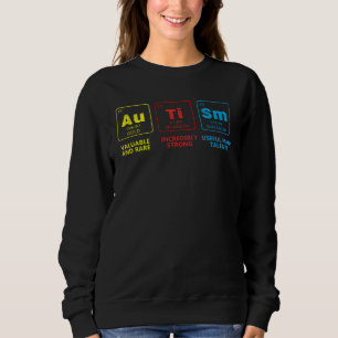 Sweatshirt Éléments de sensibilisation à l'autisme Tableau pé