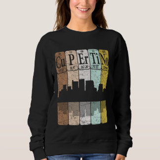 Sweatshirt Éléments du tableau périodique de Cupertino Cupert