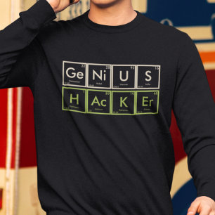 Sweatshirt Éléments Périodiques amusants Génial Hacker
