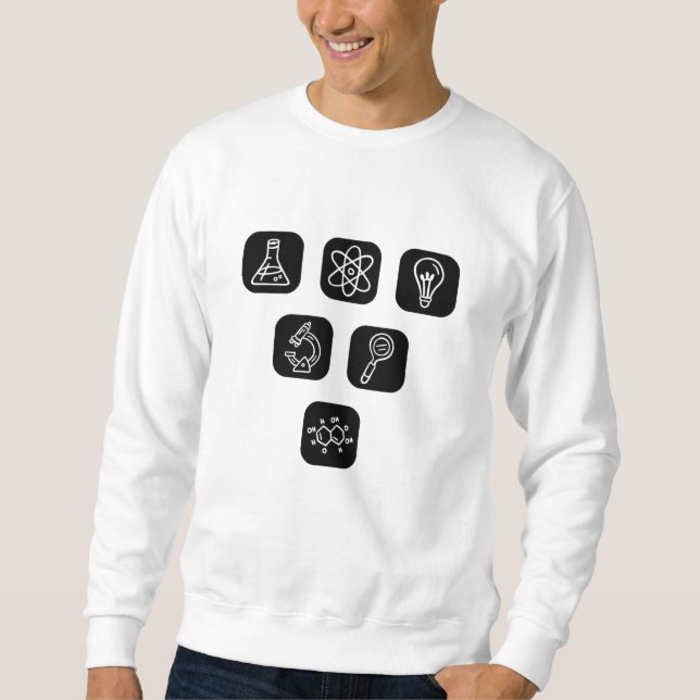 Sweatshirt Éléments Scientifiques Articles (Devant)