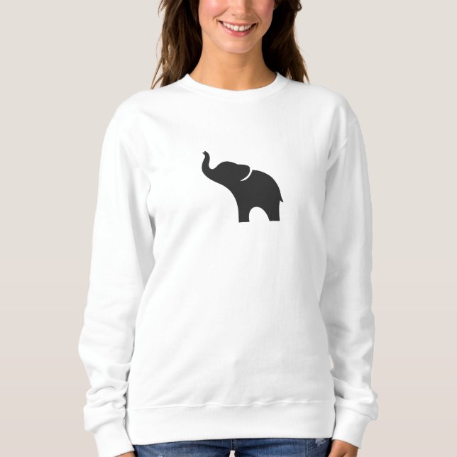 Sweatshirt Eléphant bébé (Devant)