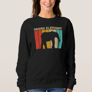 Sweatshirt Eléphant cool Pour Femmes Filles Eléphant Vintage
