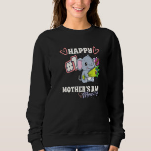 Sweatshirt Elephant Happy First Mother S Day Maman Baby Match