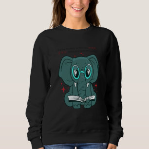Sweatshirt éléphants qui tirent s'arrêtent lecture mignonne l