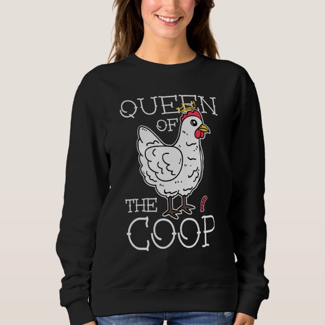 Sweatshirt Éleveuse de poulets (Devant)