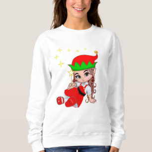 Sweatshirt Elfe de fée mignonne avec des étoiles