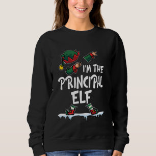 Sweatshirt Elfe Mignonne Dabbing Sur La Neige Je Suis Le Prin