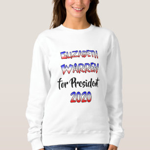 Sweatshirt Elizabeth Warren pour la présidente 2020