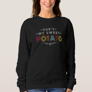 Sweatshirt Elle est ma patate douce Je suis Yam Set Couple Th