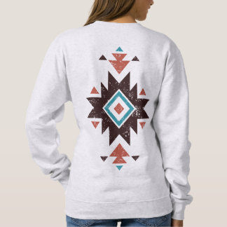 Sweatshirt Emblème diamant boho