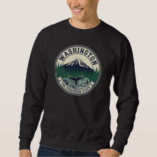 Sweatshirt Emblème vintage de l'État de Washington