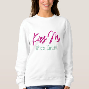 Sweatshirt 'embrasse-moi, je suis irish'