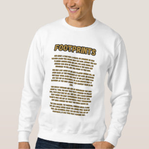 Sweatshirt Empreintes Dans La Prière Du Sable Hommes