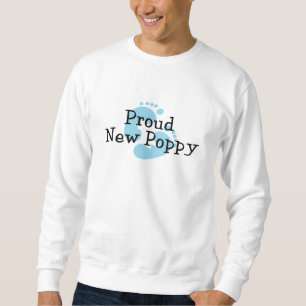 Sweatshirt Empreintes de pied de bébé garçon Nouveau Coquelic