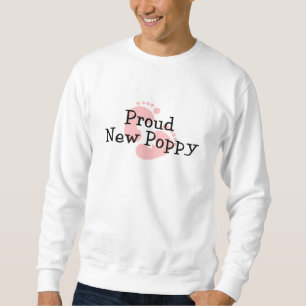 Sweatshirt Empreintes de pieds de bébé fille Nouveau Coquelic