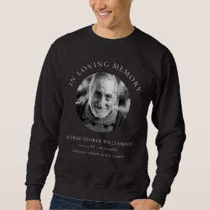 Sweatshirt en mémoire d'amour moderne simple photo mémorial