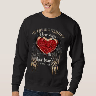 Sweatshirt En mémoire d'amour, vos ailes étaient prêtes