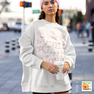Sweatshirt En route pour la chapelle, tout juste fiancés