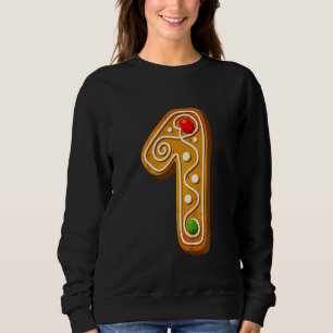 Sweatshirt Enfants  1 Plus Mignon Capital Cookie De Noël Alph