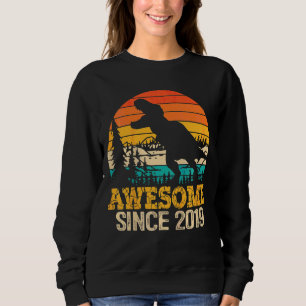 Sweatshirt Enfants 3e anniversaire garçon Dinosaur Trex 3 ans
