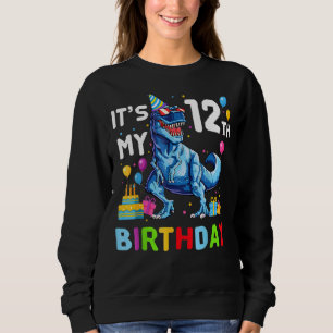 Sweatshirt Enfants C'est mon 12e anniversaire Joyeux 12 ans R