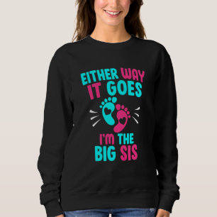 Sweatshirt Enfants De toute façon, je suis la grande sœur rév