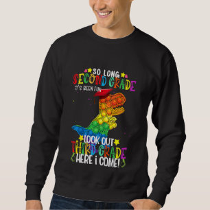 Sweatshirt Enfants Dinosaur Fidget Toy So Long 2nd Grade Dino