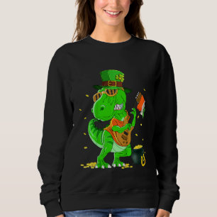Sweatshirt Enfants Dinosaure Joyeux St Pat Trex Jour Dino St
