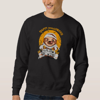 Sweatshirt Enfants Halloween maman Joueur Sloth Costume Toddl
