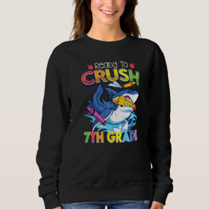 Sweatshirt Enfants Je Suis Prêt À Ecraser Le Requin De 7e Ann