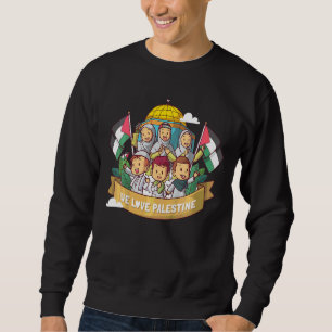 Sweatshirt Enfants Libérez La Palestine Drapeau Arabe Droits