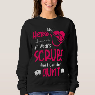 Sweatshirt Enfants Mon Héros Porte Des Scruts Que J'Appelle S