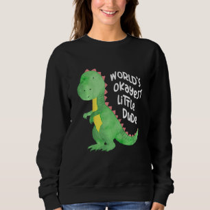Sweatshirt Enfants Petit Dinosaure Avec Ballons Colorés Bébé 