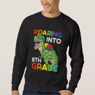 Sweatshirt Enfants rugissant en 8e année de rentrée des dinos