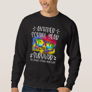 Sweatshirt Enseignant 2021 Une autre année scolaire Survivor