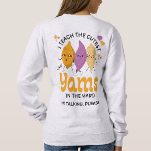 Sweatshirt Enseignant J'Enseigne Les JAMBES LES PLUS SAVANTES