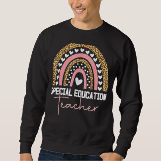 Sweatshirt Enseignant Spécial Sped Ed Sped Leopard Rai