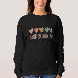 Sweatshirt Enseignante De L'Équipage De La Maternelle Femmes 