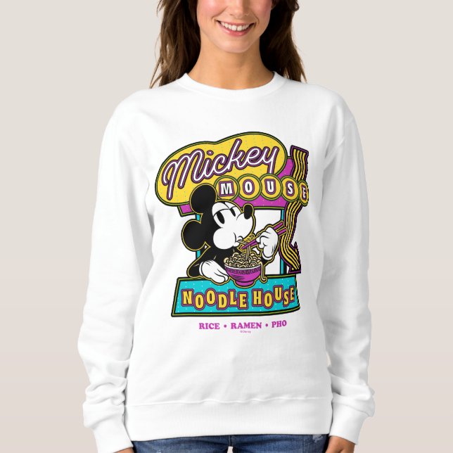 Sweatshirt Enseigne de la Maison de Nouilles de Mickey Mouse (Devant)